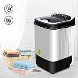 Intexca Electric Mini Portable Compact Portable Washing Machine Hold 4.5 Kg Clothes for Children, Camping, Dorm